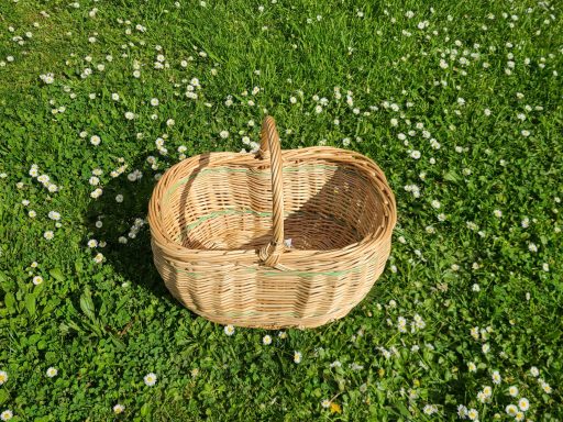Panier à provisions ovale galbé
